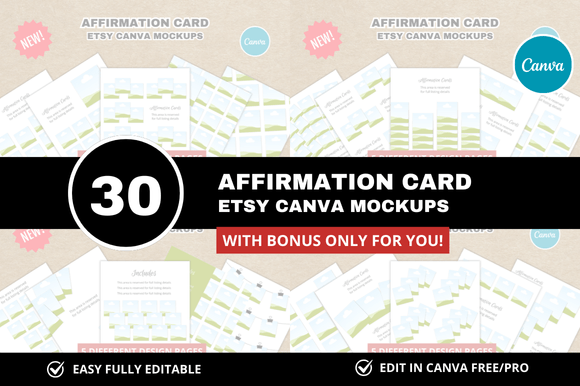 Elevate Your Brand with a Premium Affirmation Card Bundle