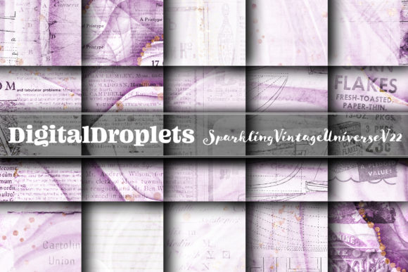 Sparkling Vintage Universe Vol. 22: A Designer's Textural Toolkit